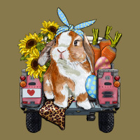 Easter Truck With Bunny Sunflowers And Eggs Premium Hoodie | Teevron