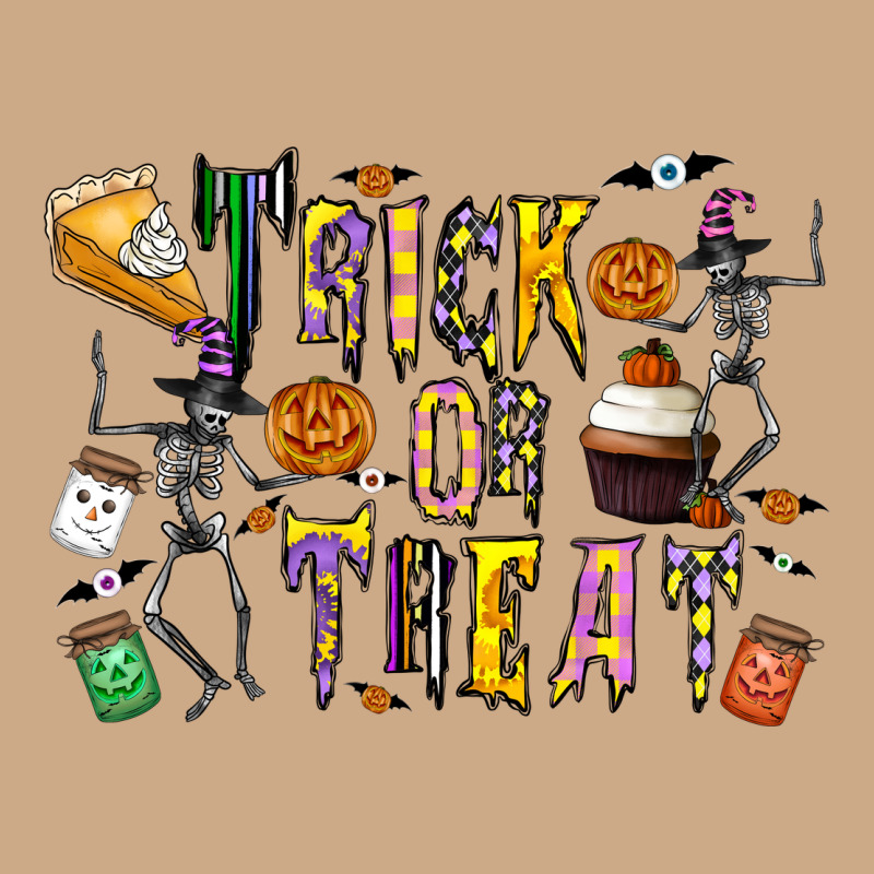 Trick Or Treat Vintage Hoodie by CowhideDigitalArt | Teevron