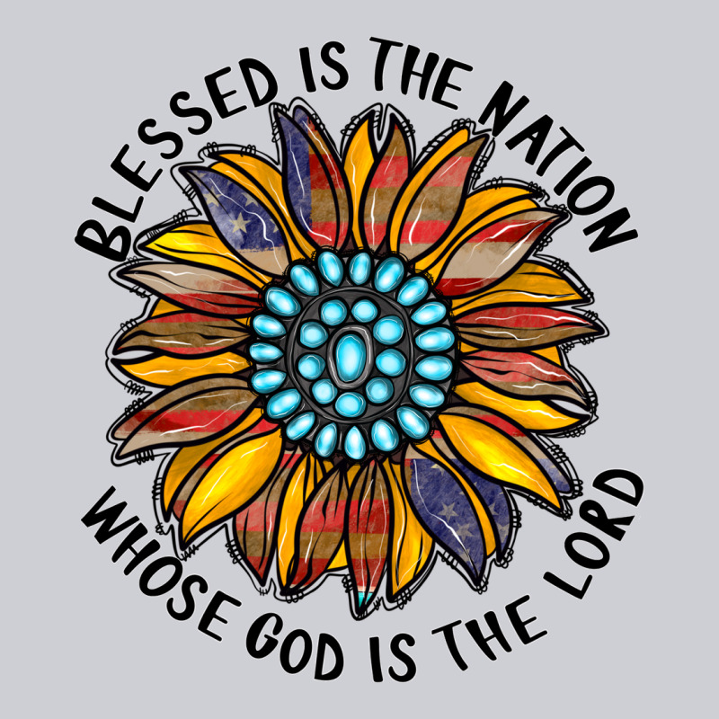 Blessed Is The Nation Whose God Is The Lord Heavyweight Sweatshirt by CowhideDigitalArt | Teevron