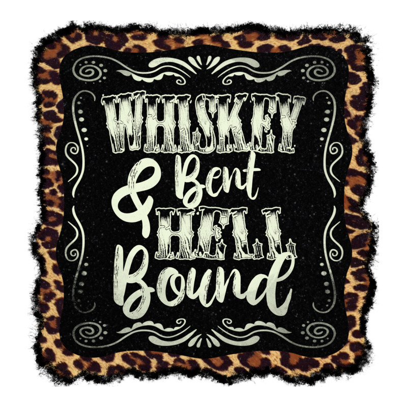 Whiskey Bent Hell Bound Black Premium Hoodie by AdoDesignShop | Teevron