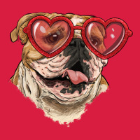 English Bulldog With Love Glass Premium Hoodie | Teevron