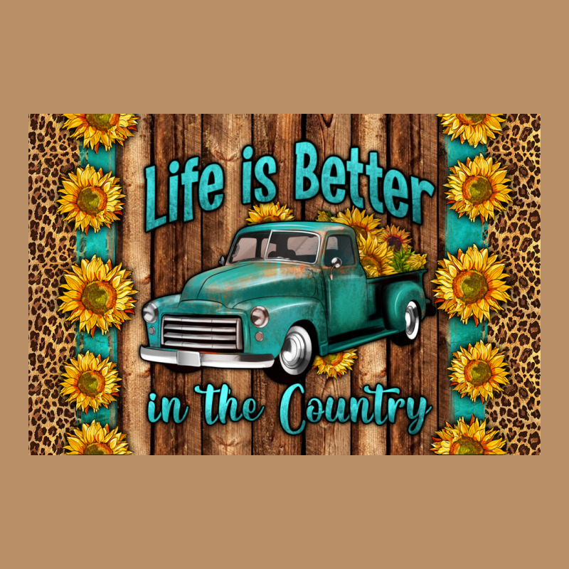 Life Is Better In The Country Skinny Metal Can Holder Vintage Hoodie by HRA Design Shop | Teevron