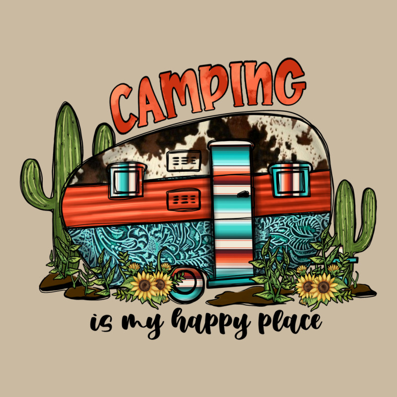 Camping Is My Happy Place Long Sleeve Tee by JahusDesignShop | Teevron