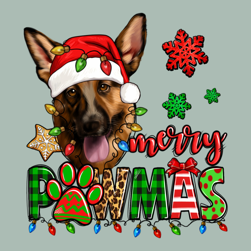 Merry Pawmas Christmas German Shepherd Classic Tee by Jasminsmagicworld | Teevron