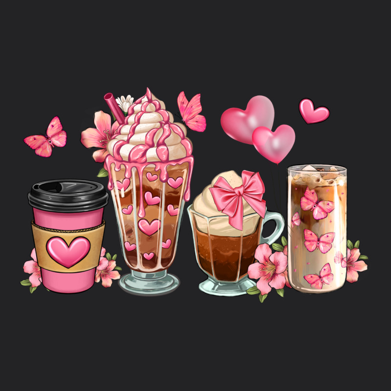 Floral Coffee Cups Vintage Tee by JahusDesignShop | Teevron