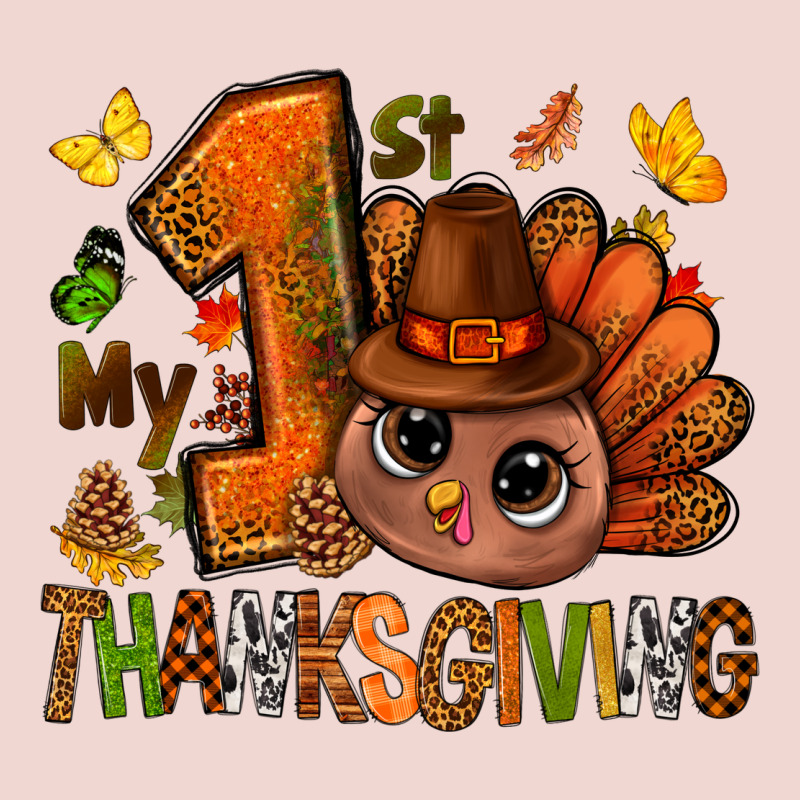 My First Thanksgiving With Turkey Bbs Premium Sweatshirt by BundleAndBundleShop | Teevron