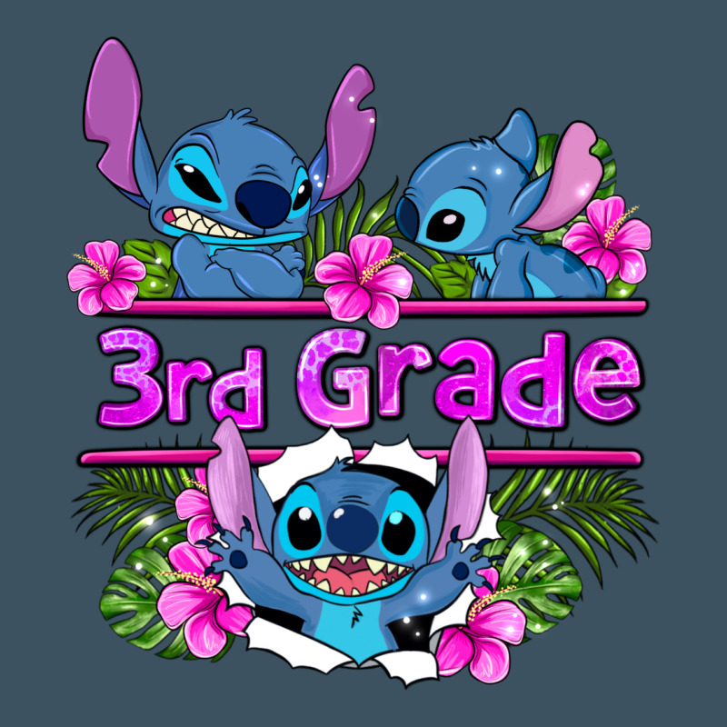Preview Flower Stitch 3rd Grade Urban Heavy Tee by AdoDesignShop | Teevron