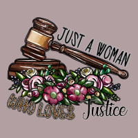 Just A Woman Who Loves Justice Vintage Hoodie | Teevron