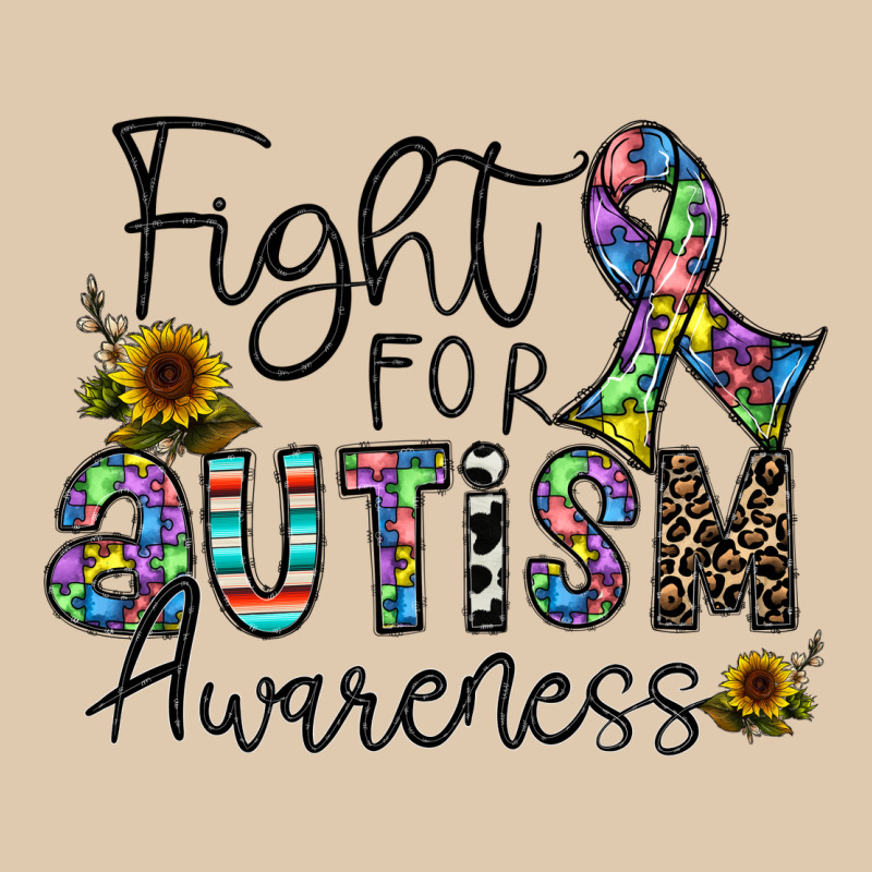 Fight For Autism Awareness Heavyweight Sweatshirt by CowhideDigitalArt | Teevron