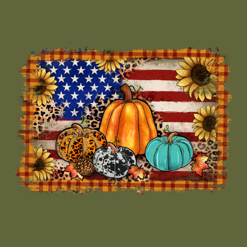 American Flag Fall Backgraund Classic Tee by JahusDesignShop | Teevron