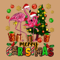 Flamingo Merry Christmas Vintage Tee | Teevron