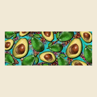 Avacado With Turquoise And Leopard Background 11 Oz Mug Premium Tee | Teevron