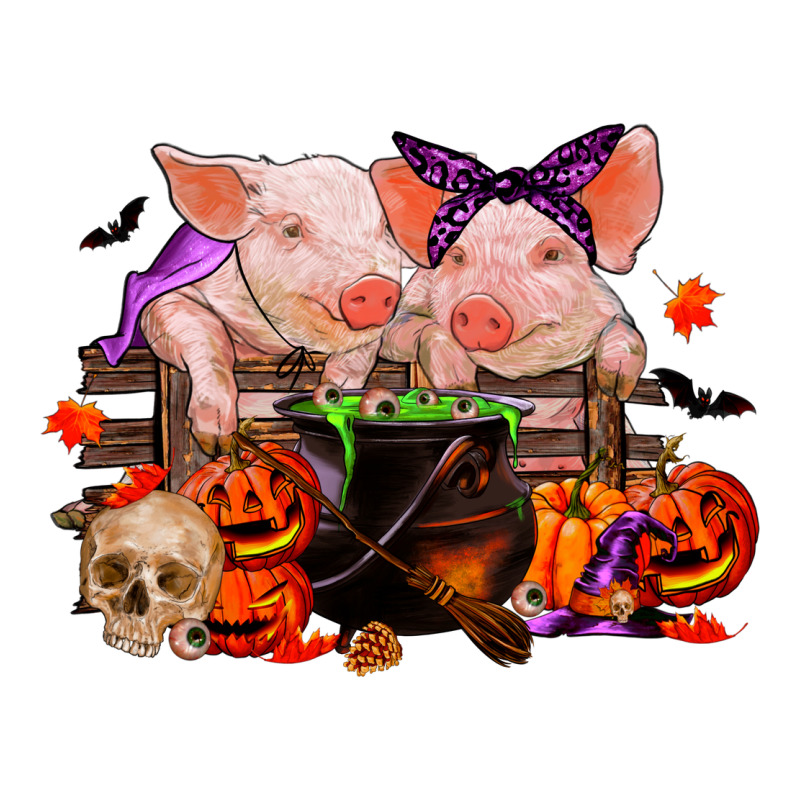 Halloween Pigs Premium Hoodie by RanaPortraitStore | Teevron