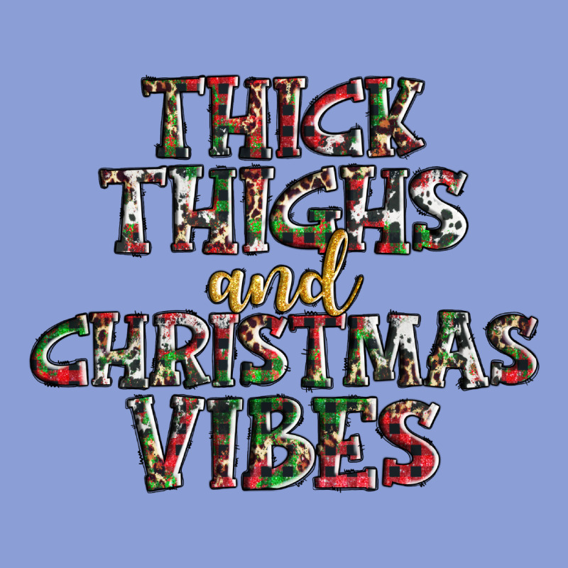 Thick Thighs And Christmas Vibes Long Sleeve Tee by AdoDesignShop | Teevron