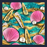 Hair Clasp And Sea Shells With Leopard Beach Seamless Pattern Bbs Premium Sweatshirt | Teevron