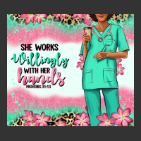 she works willingly with her hands afro nurse | Teevron
