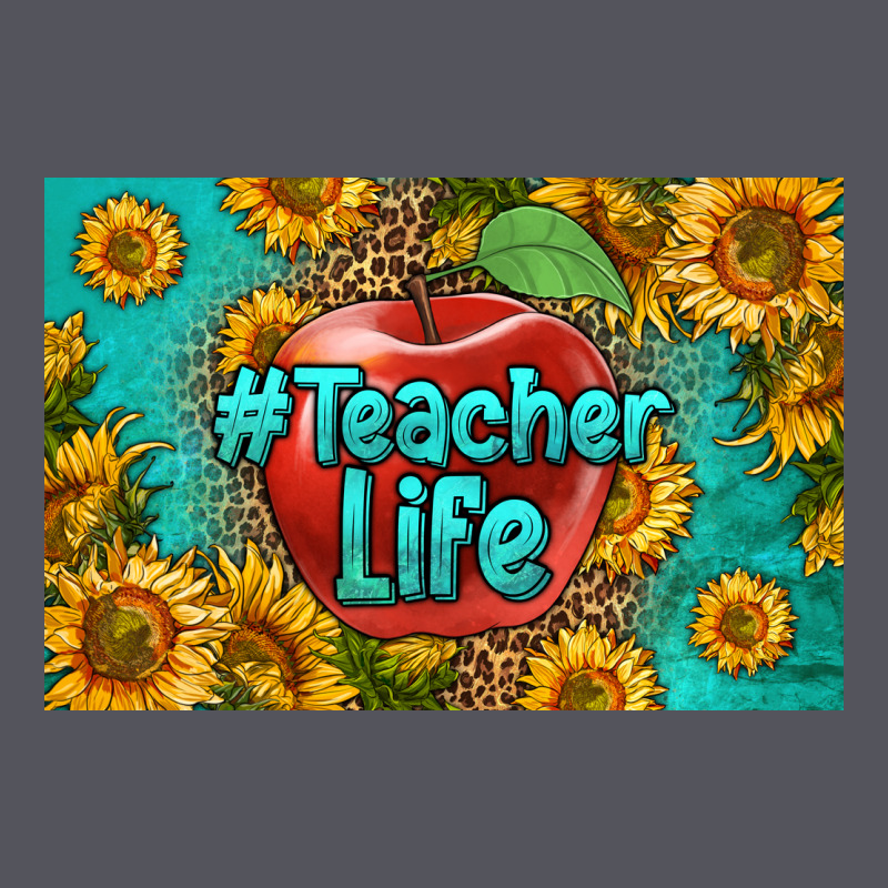 Teacher Life Skinny Metal Can Holder Vintage Hoodie by HRA Design Shop | Teevron