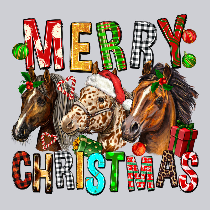 Merry Christmas Horses Heavyweight Sweatshirt by FaDigitalArtStudio | Teevron