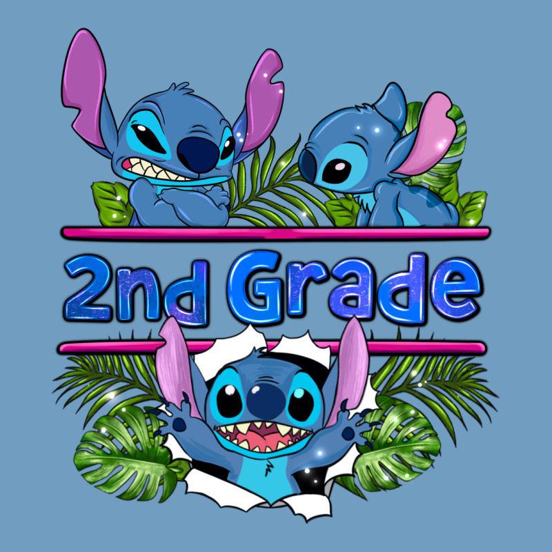 Preview Flower Stitch 2nd Grade Urban Heavy Tee by AdoDesignShop | Teevron