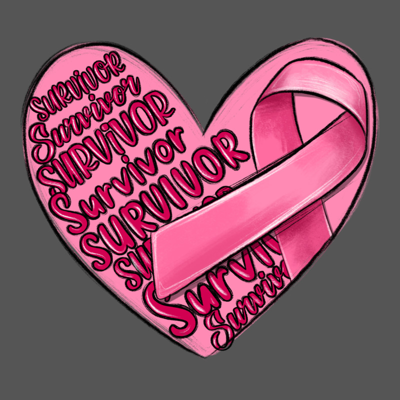 Heart Breast Cancer Zipper Hoodie by MaliasSmallBusiness | Teevron