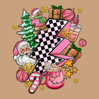 Pink Christmas Lightning Bolt Vintage Tee | Teevron