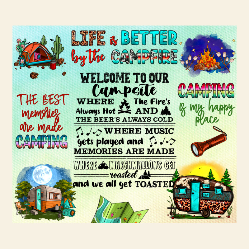 Life Is Better By The Campfire Vintage Tee by JahusDesignShop | Teevron