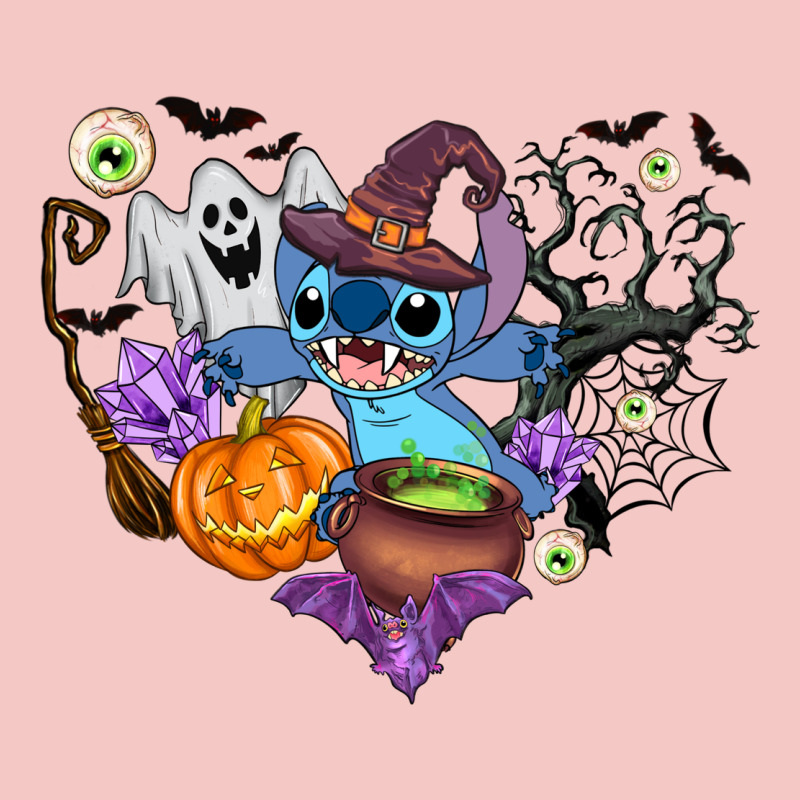 Stitch Heart Halloween Urban Heavy Tee by AdoDesignShop | Teevron