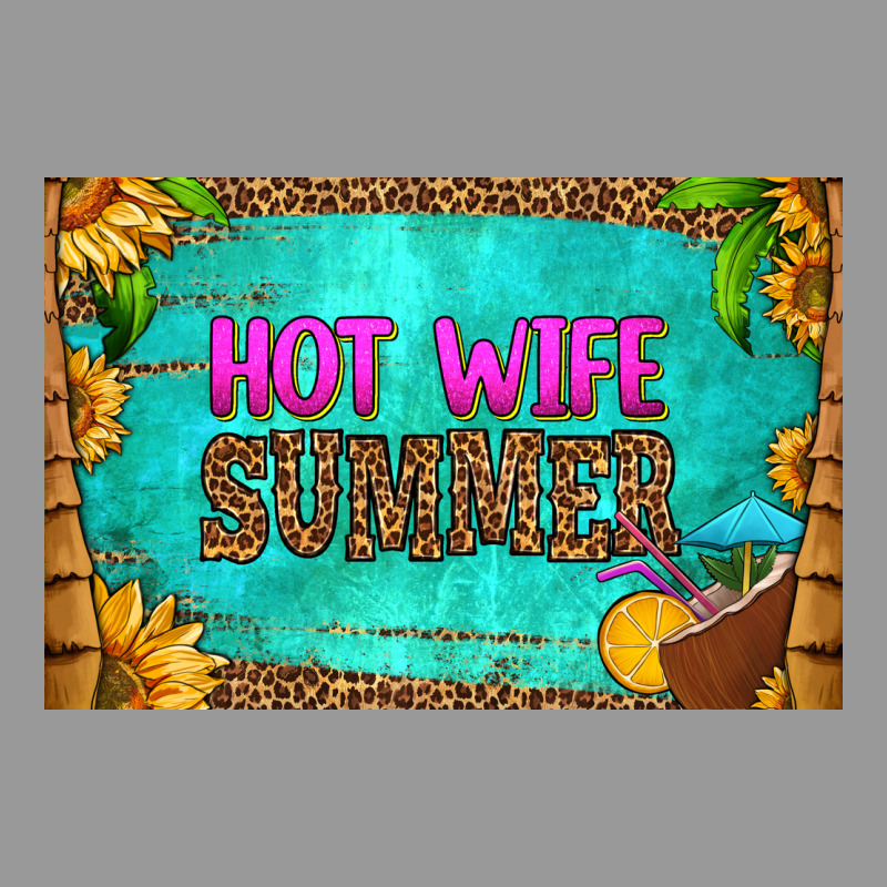 Hot Wife Summer Skinny Metal Can Holder Vintage Hoodie by HRA Design Shop | Teevron