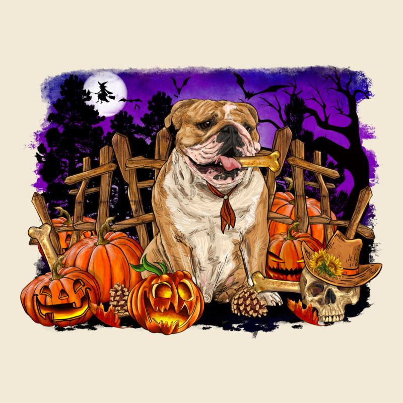 Halloween English Bulldog Premium Hoodie by RanaPortraitStore | Teevron