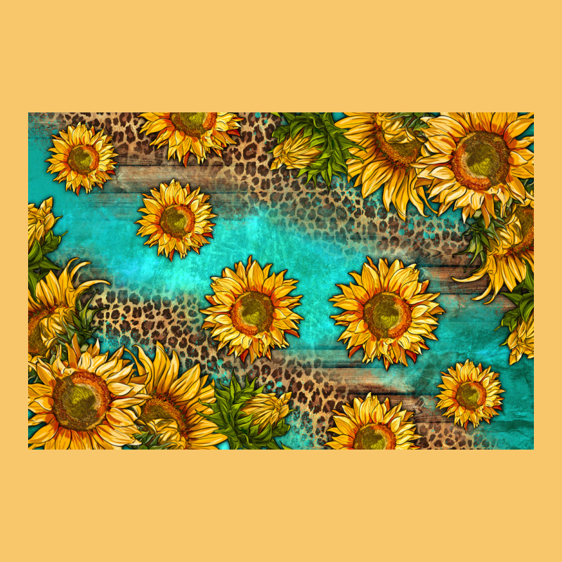 Western Sunflowers Skinny Metal Can Holder Vintage Hoodie by HRA Design Shop | Teevron