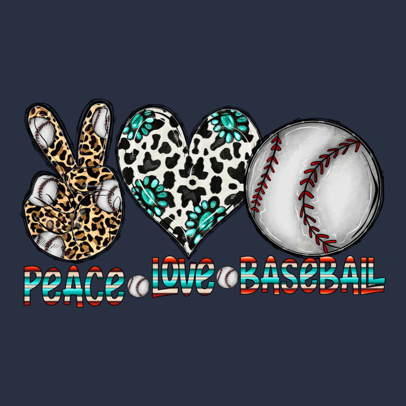 Peace Love Baseball Heavyweight Sweatshirt by CowhideDigitalArt | Teevron
