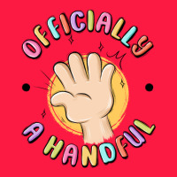 Officially A Handful Zipper Hoodie | Teevron