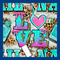 Love Nail And Polish With Leopard Seamless Pattern Bbs Premium Sweatshirt | Teevron