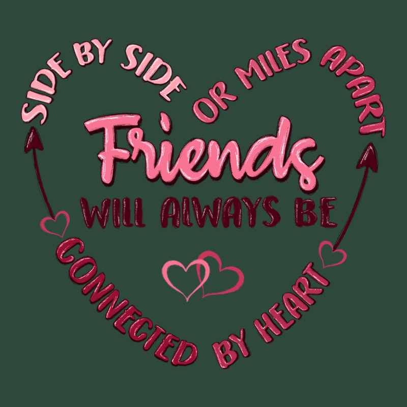 Side By Or Miles Apart Friends Will Always Be Conn Zipper Hoodie by MaliasSmallBusiness | Teevron
