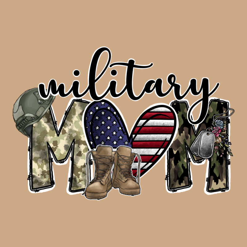 Military Mom Vintage Hoodie by SublimationCraftShop | Teevron
