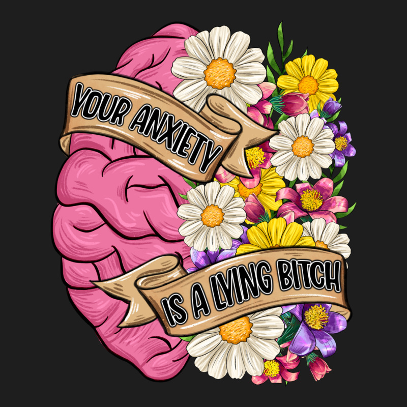 Your Anxiety Is A Lying Bitch Heavyweight Hoodie by MaliasSmallBusiness | Teevron