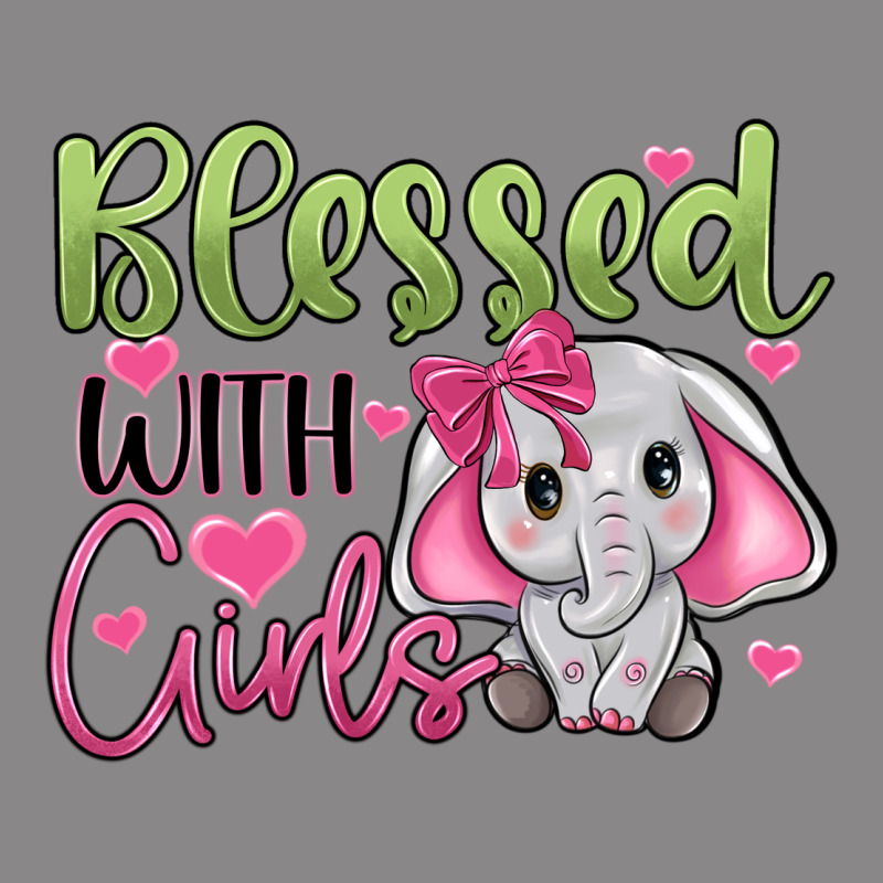 Blessed With Girls Vintage Tee by JahusDesignShop | Teevron