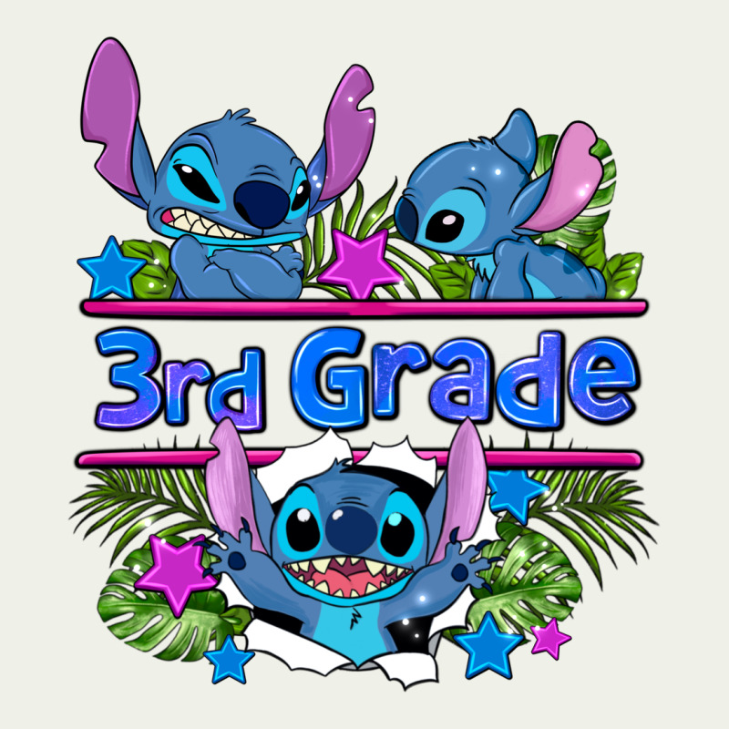 Preview Flower Stitch 3rd Grade Urban Heavy Tee by AdoDesignShop | Teevron