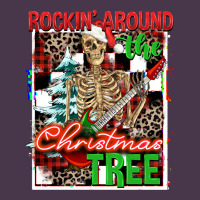 Rockin' Around The Christmas Tree Skeleton Heavyweight Hoodie | Teevron