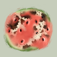 Watermelon Cowhide Patch3 Long Sleeve Tee | Teevron