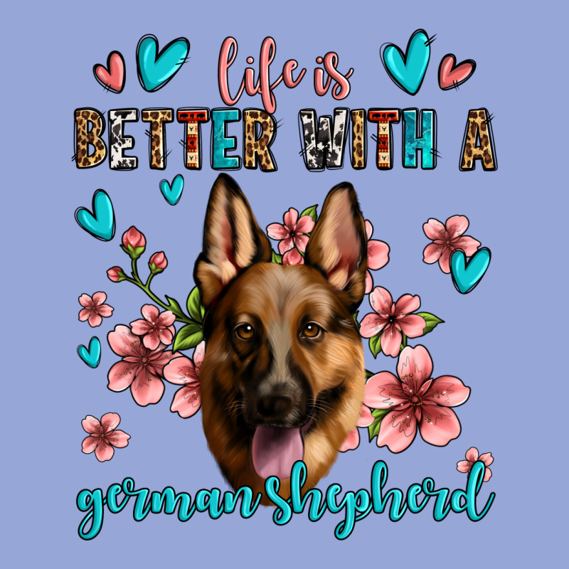 Life Is Better With A German Shepherd Classic Tee by Jasminsmagicworld | Teevron