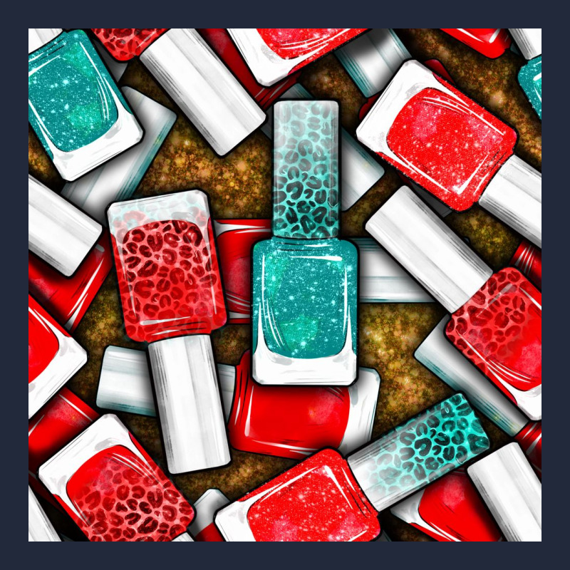 Nail Polish With Glitter Seamless Pattern Bbs Premium Sweatshirt by BundleAndBundleShop | Teevron