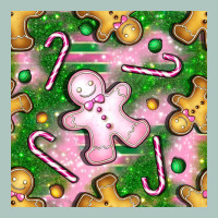 Christmas Smile Gingerbread Cookie Seamless Pattern Bbs Premium Sweatshirt | Teevron