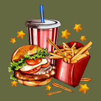 Hamburger Potatoes And Coke Long Sleeve Tee | Teevron