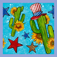 4th Of July Cacti Seamless Pattern Classic Tee | Teevron