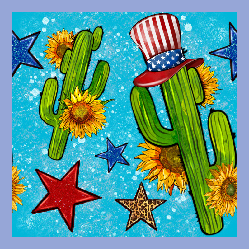 4th Of July Cacti Seamless Pattern Classic Tee by BundleAndBundleShop | Teevron