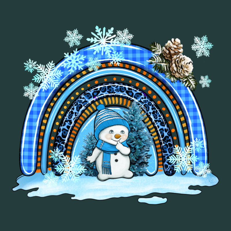 Winter   Rainbow And Snowman Classic Tee by AdoDesignShop | Teevron