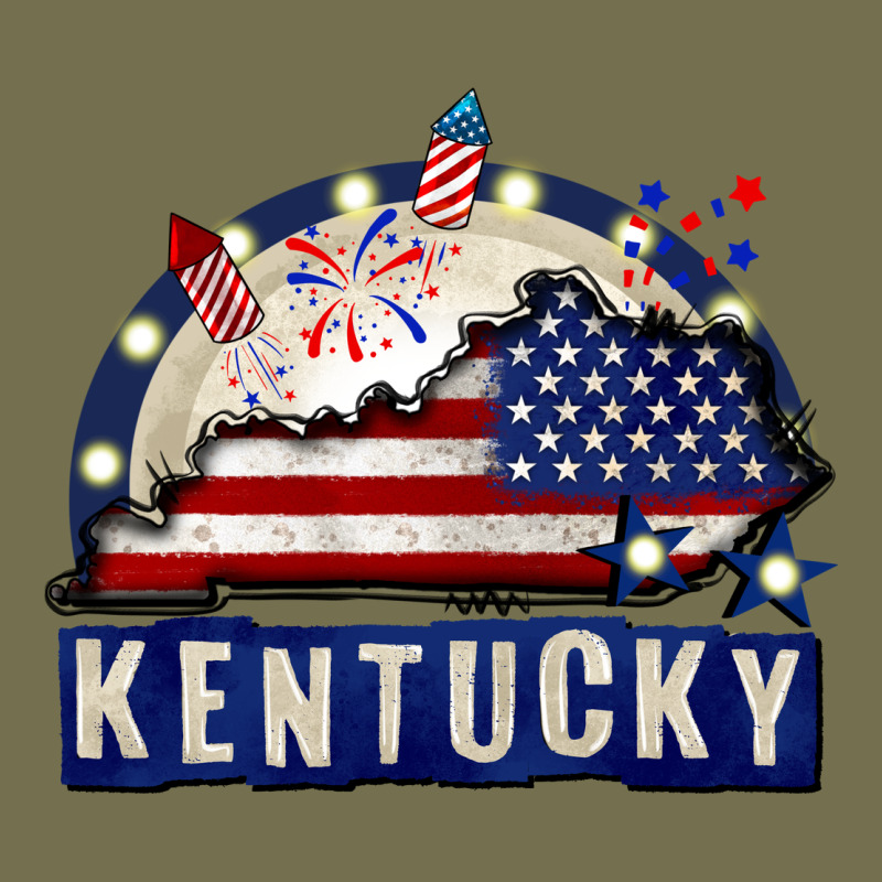 Kentucky 4th Of July Vintage Hoodie by CowGirlArtShop | Teevron