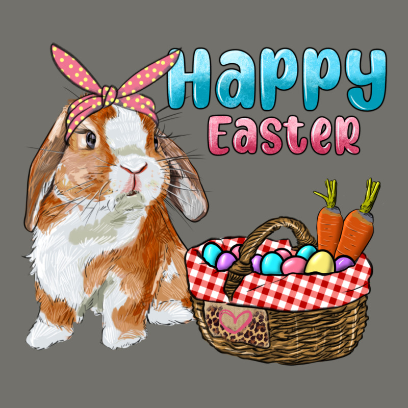 Happy Easter Bunny And Egg Basket Premium Hoodie by RanaPortraitStore | Teevron