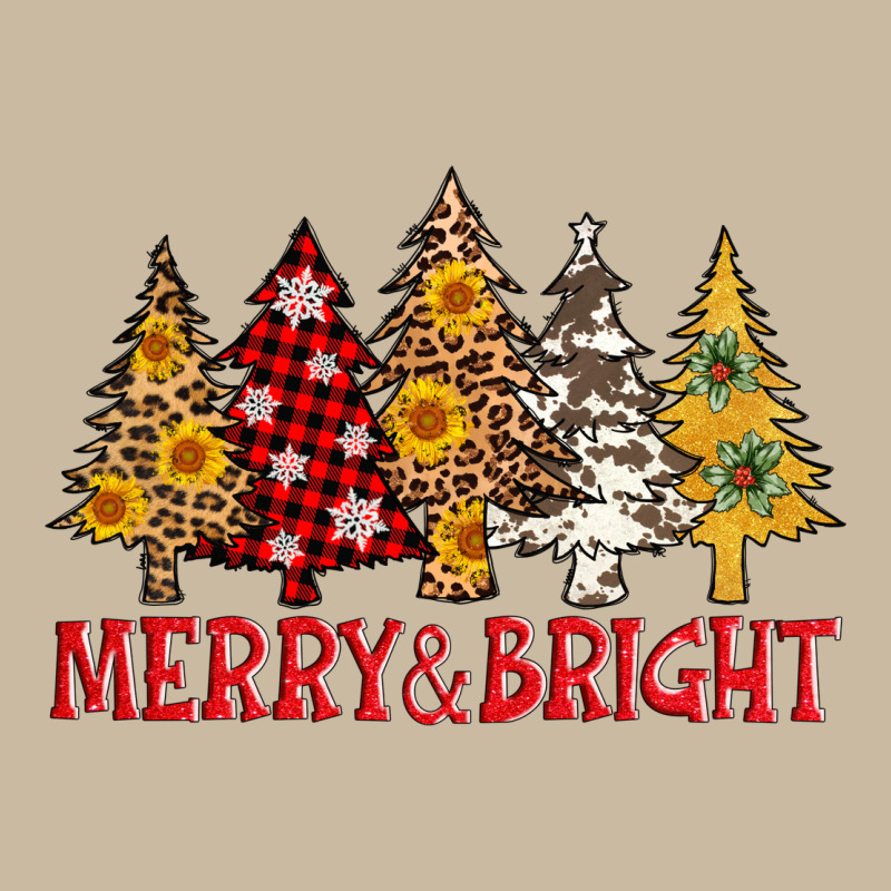 Merry And Bright Leopard Christmas Trees Long Sleeve Tee by AdoDesignShop | Teevron